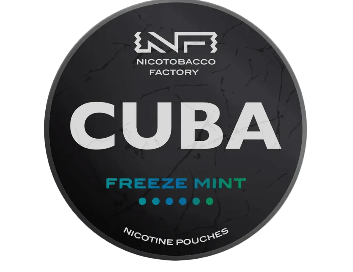 Cuba Freeze Mint Black - The Snus Outlet