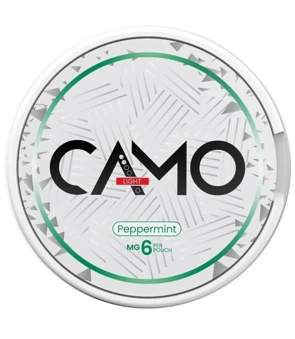 CAMO Peppermint 6mg - The Snus Outlet