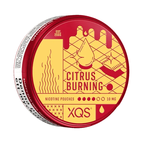 XQS Citrus Burning 10mg - The Snus Outlet