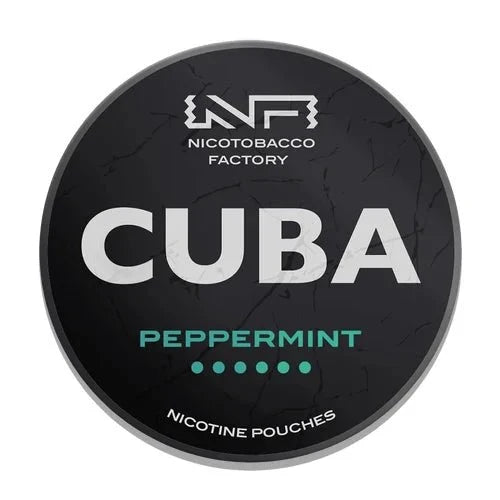 Cuba Peppermint Black - The Snus Outlet