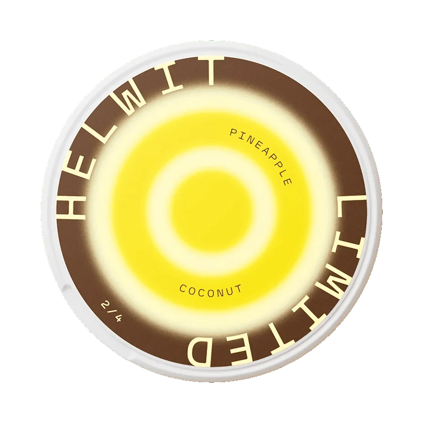 Helwit Pineapple Coconut slim 3.5mg - The Snus Outlet