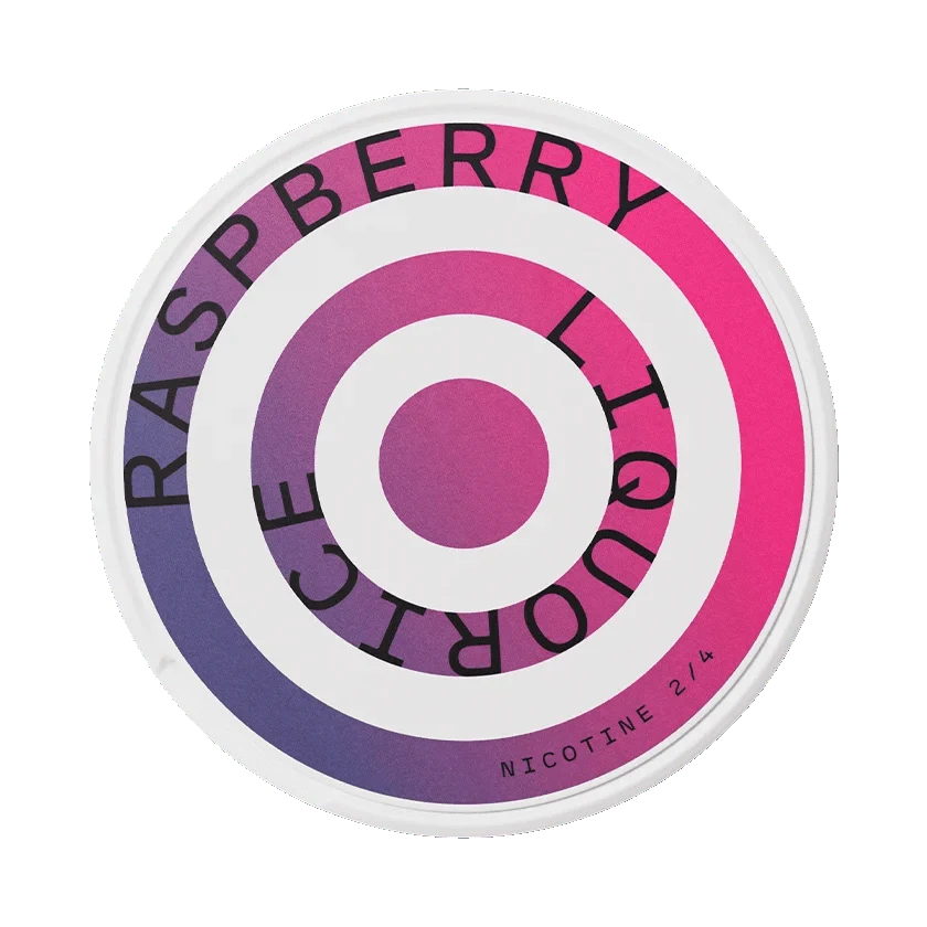 Helwit Raspberry Liqourice Slim 3.5 mg - The Snus Outlet