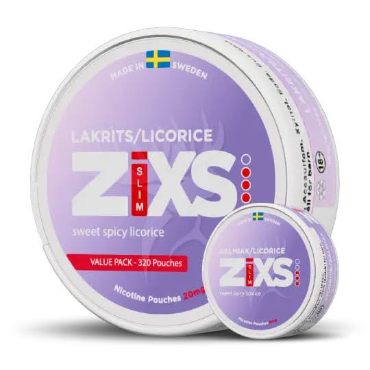 ZIXS Sweet Licorice 10mg JUMBO CAN