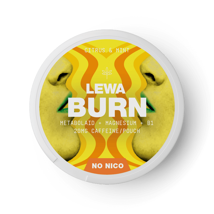 LEWA BURN Citrus & Mint No Nico - SHORT DATE DEAL - The Snus Outlet