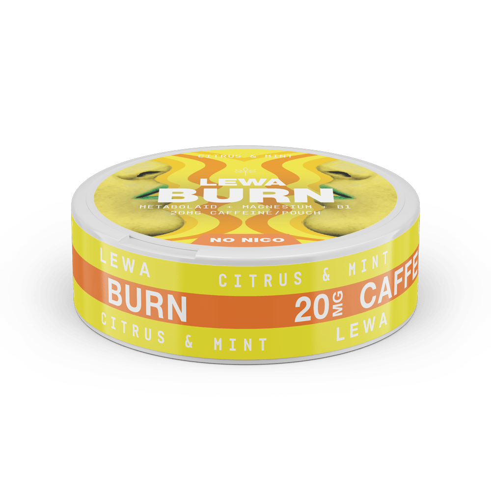 LEWA BURN Citrus & Mint No Nico - SHORT DATE DEAL - The Snus Outlet