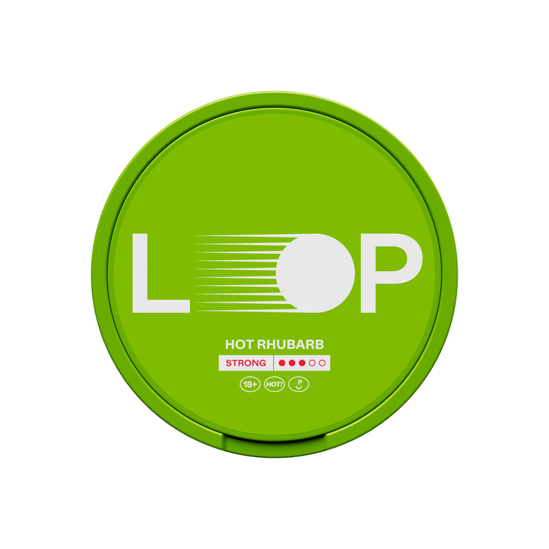LOOP Hot Rhubarb Strong 11mg - Snusify