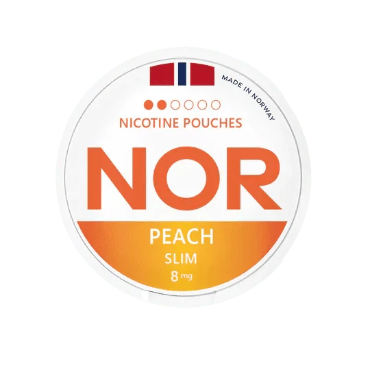 Nor No.10 Peach 8mg - Snusify
