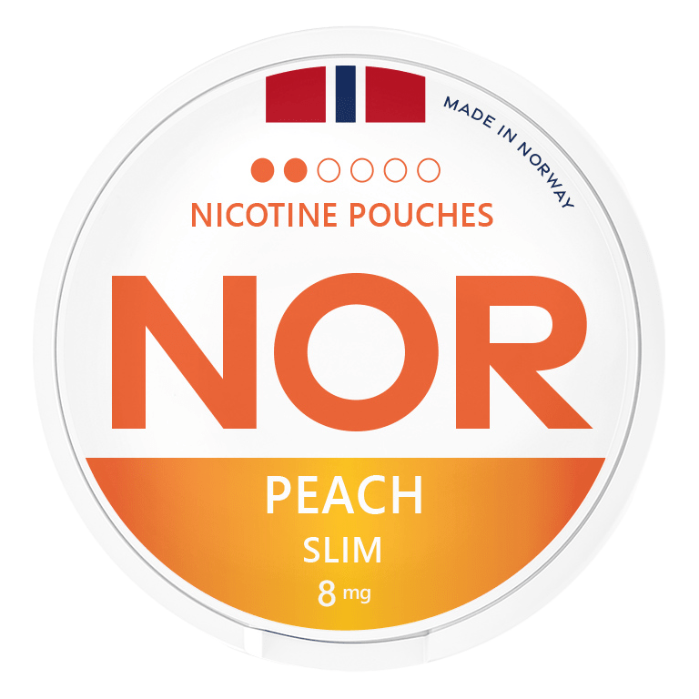 NOR Peach 8mg - The Snus Outlet