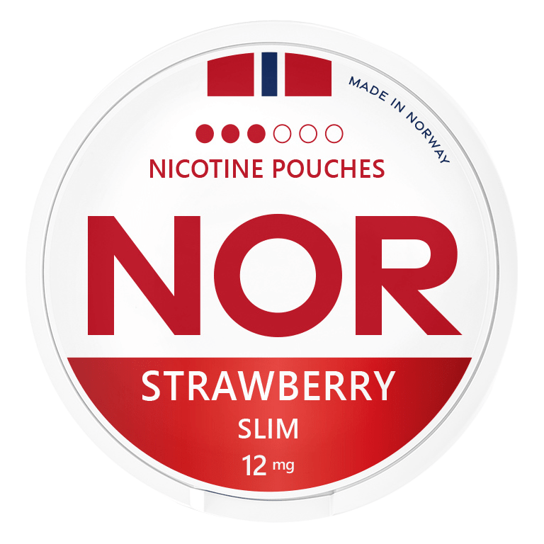 NOR Strawberry 12mg - The Snus Outlet