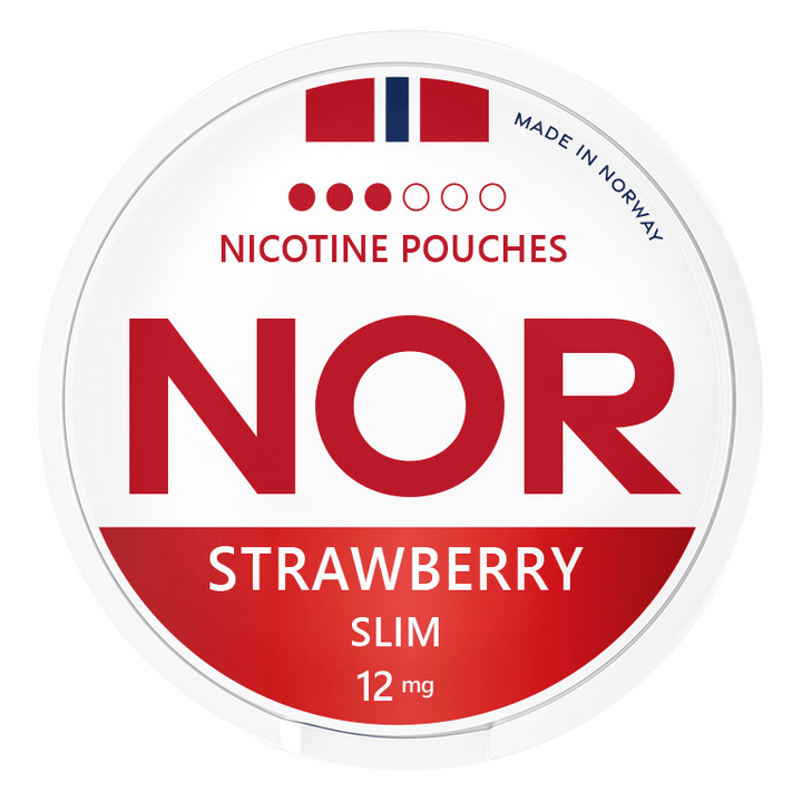 NOR Strawberry 12mg - The Snus Outlet