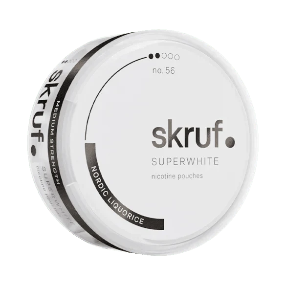 Skruf Superwhite Nordic Liquorice 6mg