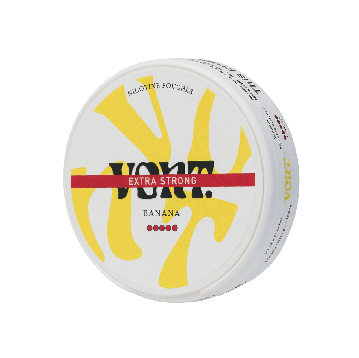 Vont Banana Extra Strong 12mg, side view