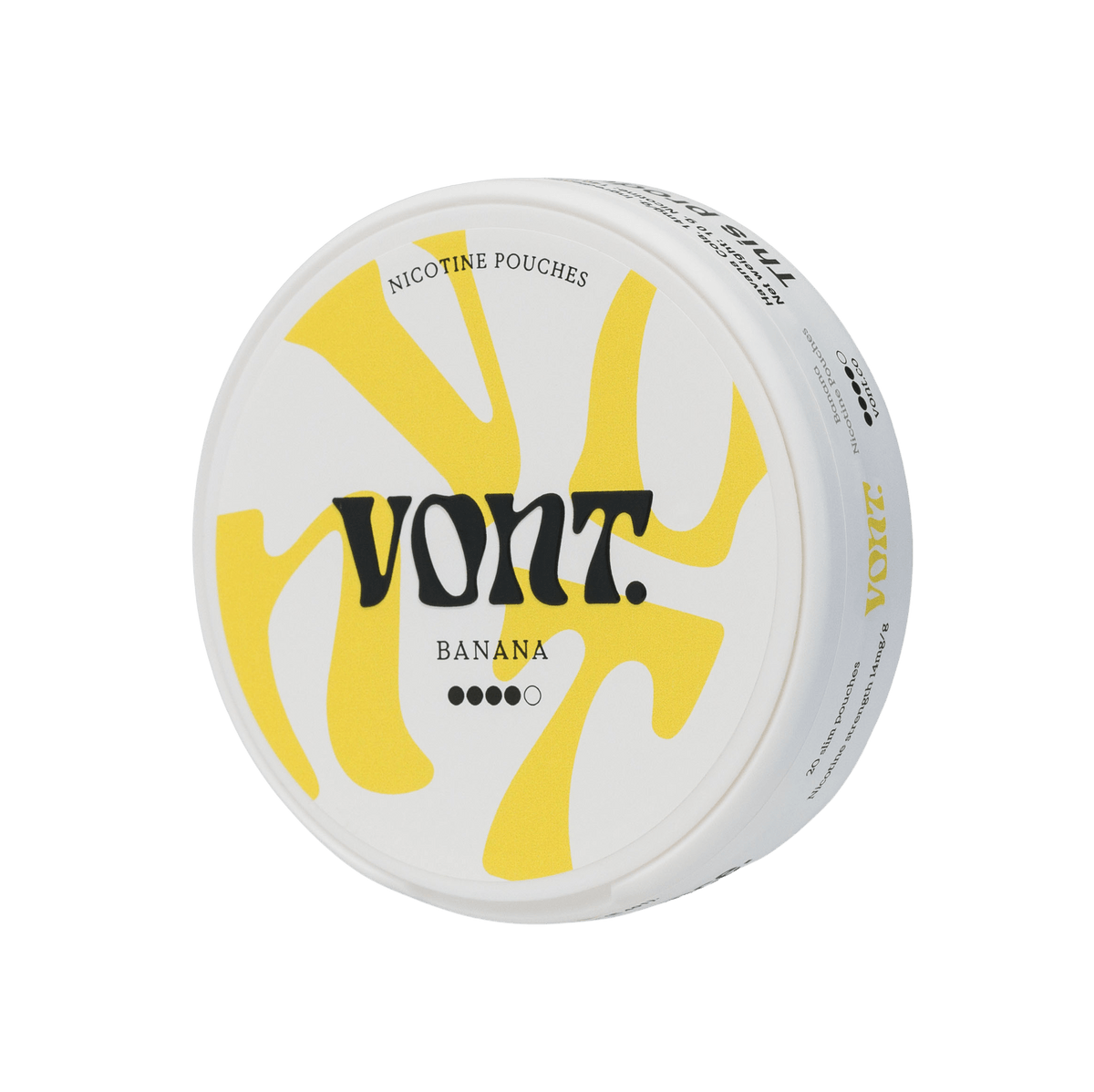 Vont Banana Strong 7mg, side view