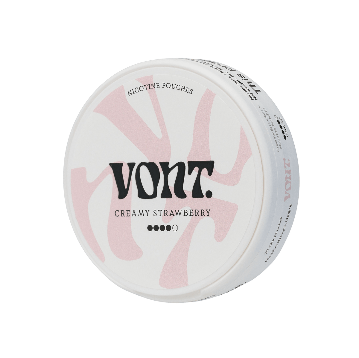 Vont Creamy Strawberry Strong 7mg, side view