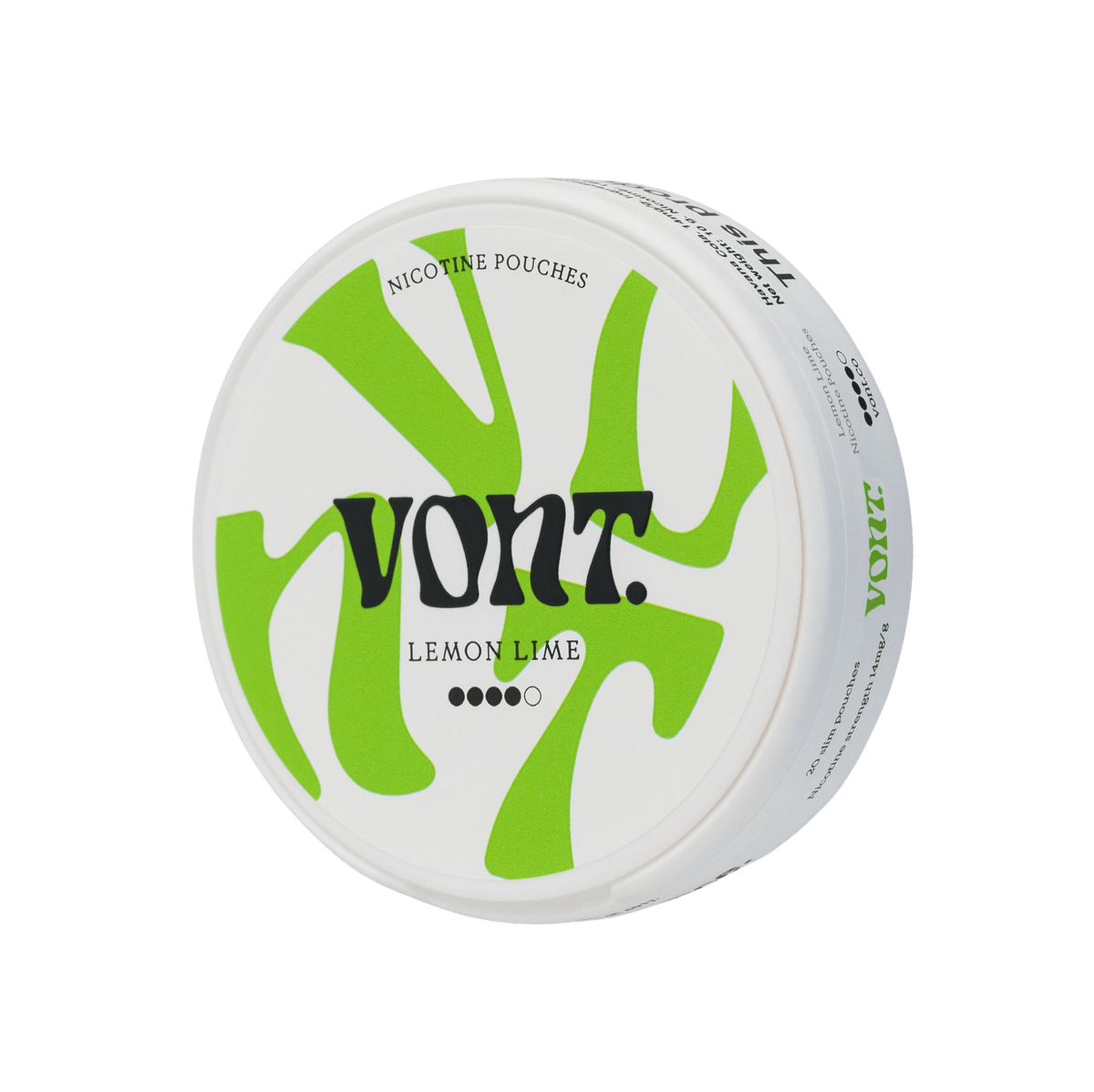 Vont Lemon Lime Strong 7mg, side view