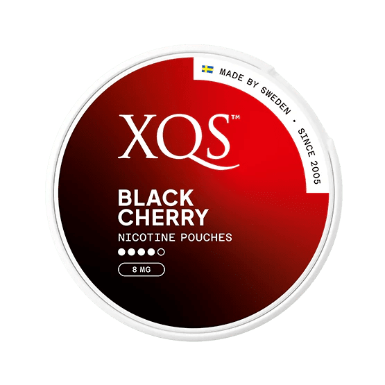 XQS Black Cherry Strong 8mg - SHORT DATE DEAL - The Snus Outlet