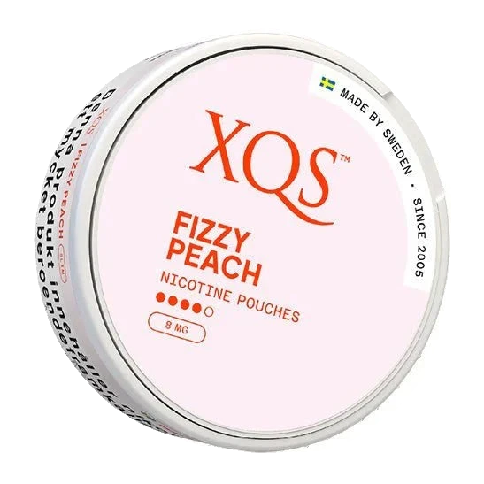XQS Fizzy Peach Slim 8mg