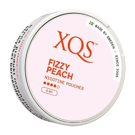 XQS Fizzy Peach Slim 8mg