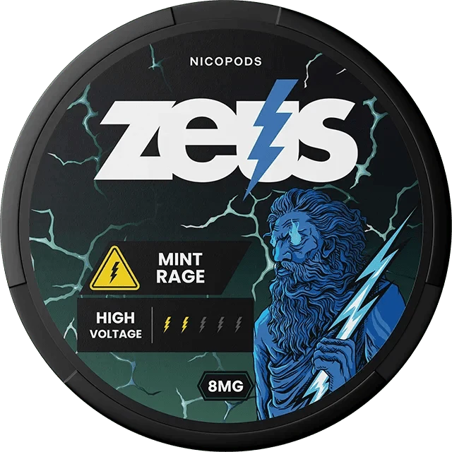 Zeus Mint Rage 8mg - Snusify