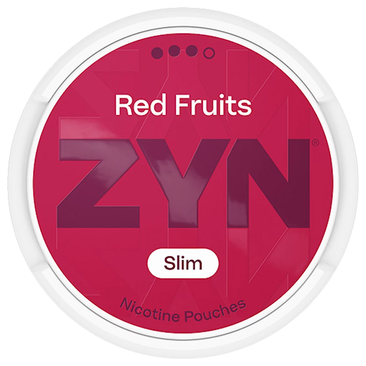 ZYN Red Fruits Slim 9 mg nicotine pouches can